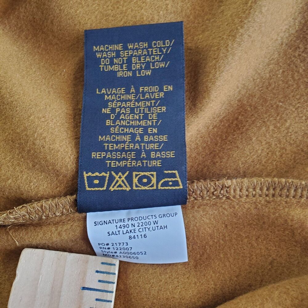 Browning 1/4 Zip Pullover Men's Large Gold/Brown Casual Sportswear New Superior - Picture 9 of 11
